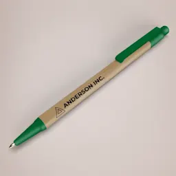 Green Borneo bamboo ballpoint pen Thumbnail