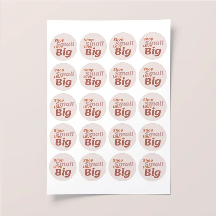Brand stickers