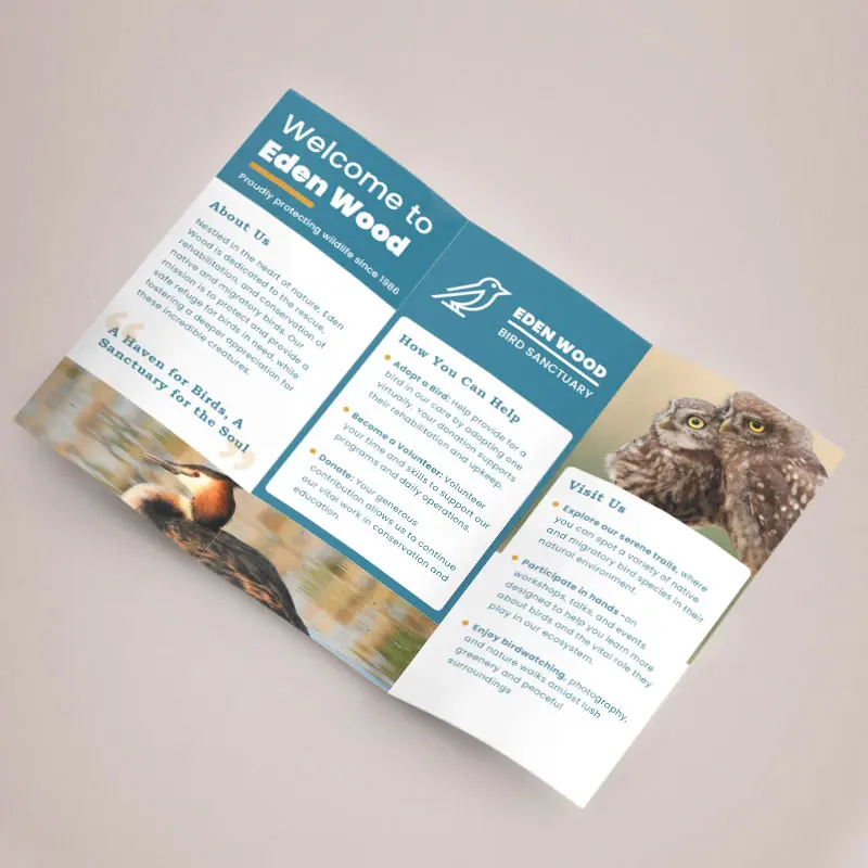 Tri-Fold Leaflet Printing