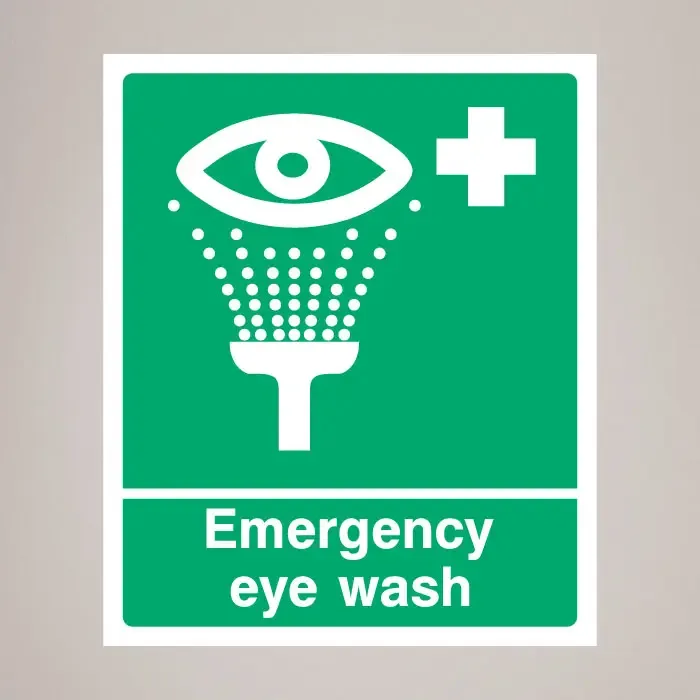 Eye Wash Safety Signage