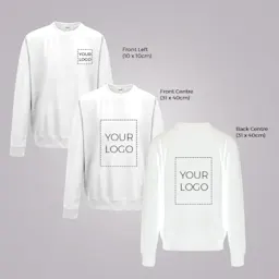Print Area of Custom Printed Sweatshirts Thumbnail