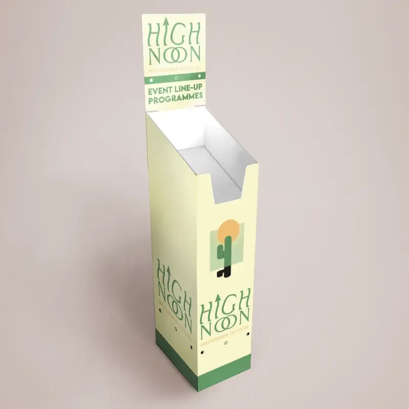 Cardboard Brochure Stand 