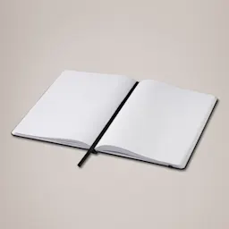 Black Spectrum A5 Sketchbook - Open Thumbnail