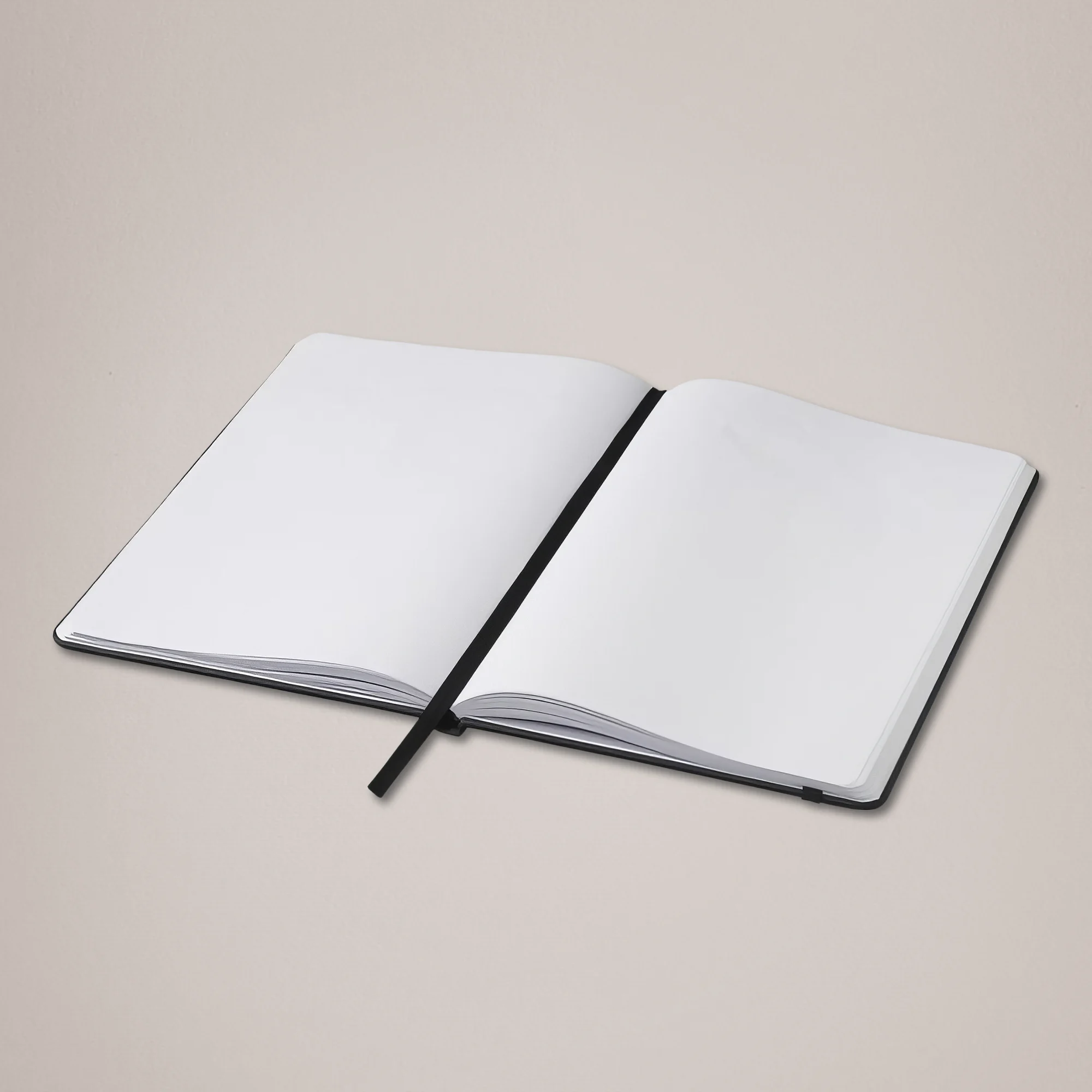 Black Spectrum A5 Sketchbook - Open