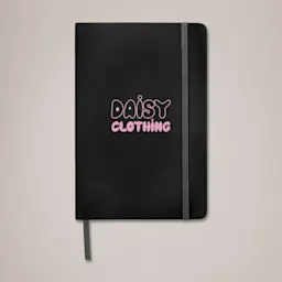 Custom A5 Blank Notebook - Black Thumbnail