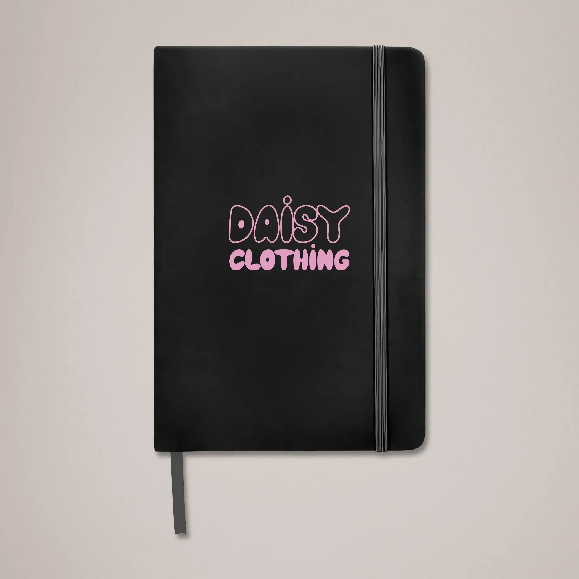 Custom A5 Blank Notebook - Black