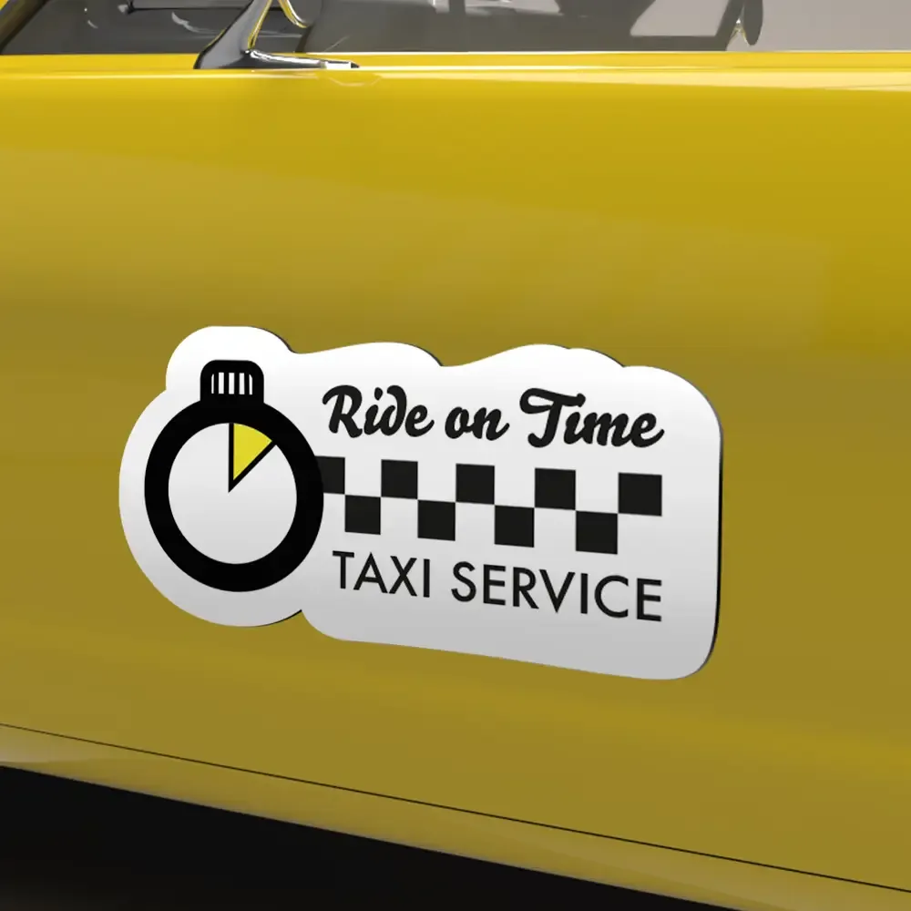 Magnetic car signs