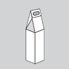 90 x 90 x 422mm With Handle