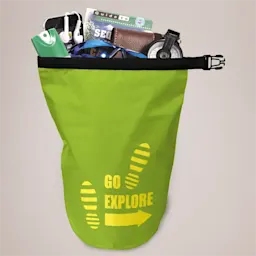 Survivor 5 litre waterproof roll-down bag - Green Thumbnail