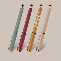 Morar Soft Touch Rose Gold Gel Designer Pen with Stylus Thumbnail