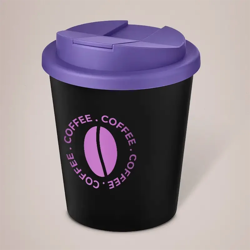 Americano® Espresso Eco 250ml Recycled Tumbler with Spill-Proof Lid