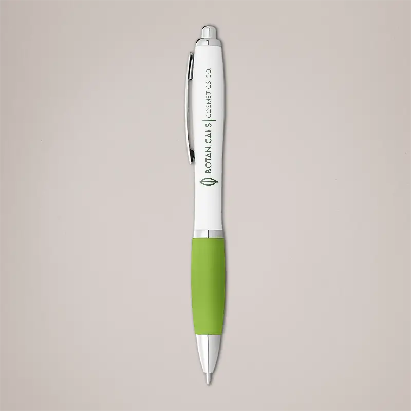 Printed pens - green grip