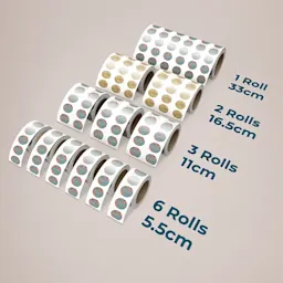 Roll Sizes - Polypropylene Deluxe White (Gloss) Thumbnail