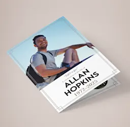A5 Funeral Order of Service Printing Thumbnail