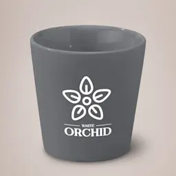 Mayar Matte Ceramic Cup - Grey Thumbnail