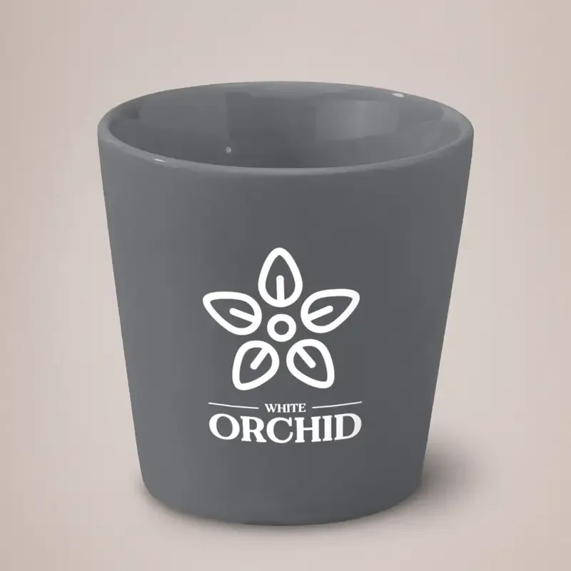 Mayar Matte Ceramic Cup - Grey