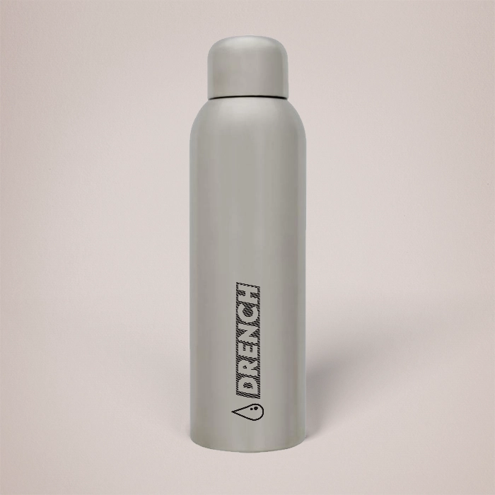 Grey Guzzle Water Bottle