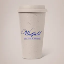 Branded Travel Tumbler - Cream Thumbnail