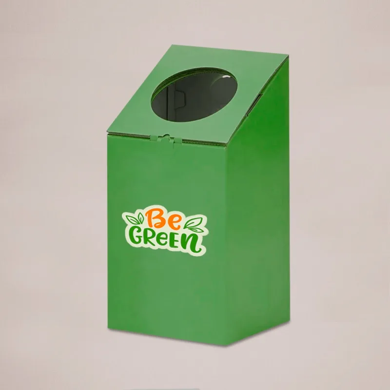 Custom cardboard waste bin