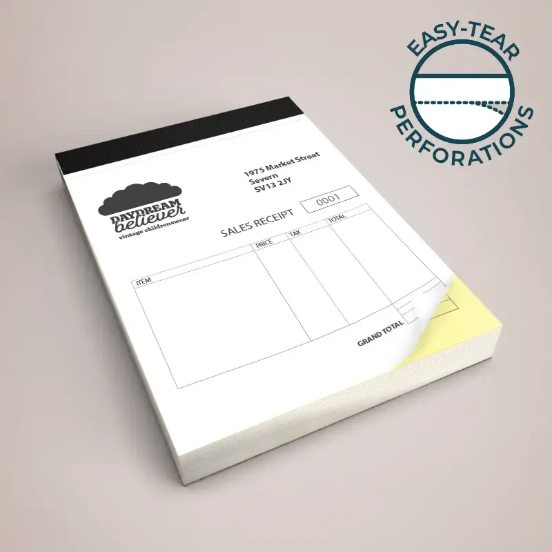 Custom NCR book