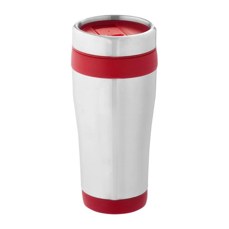 Silver/Red