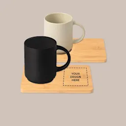 Mug with Printed Board - Laser Engraved Thumbnail