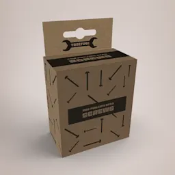 350gsm Brown Card Hanging Box Thumbnail