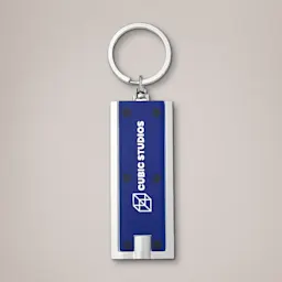Blue Branded Keychain Light Thumbnail
