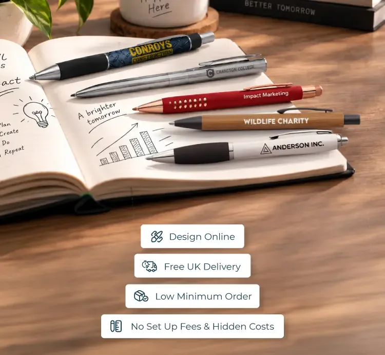 Branded pens