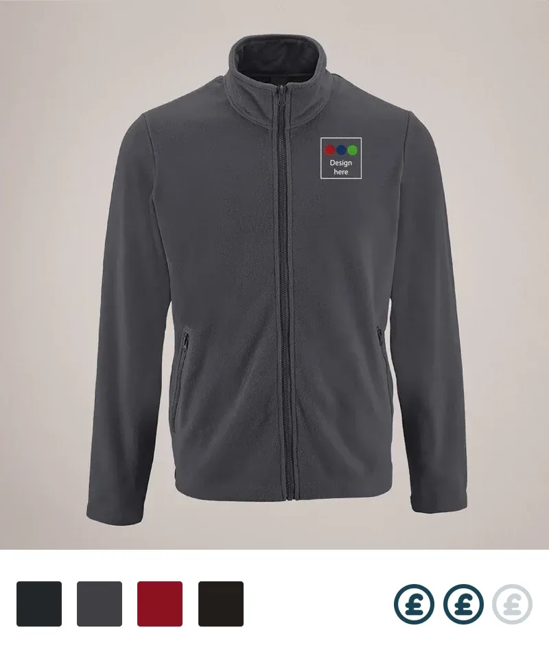 Embroidered Men-s Fleece Jacket - Category Image