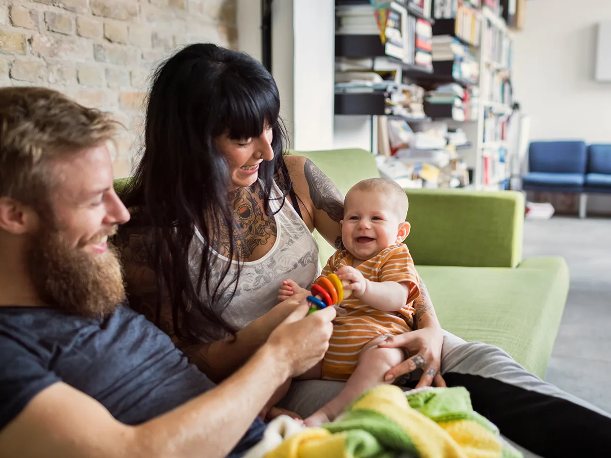 Developmental milestones from birth to age 1