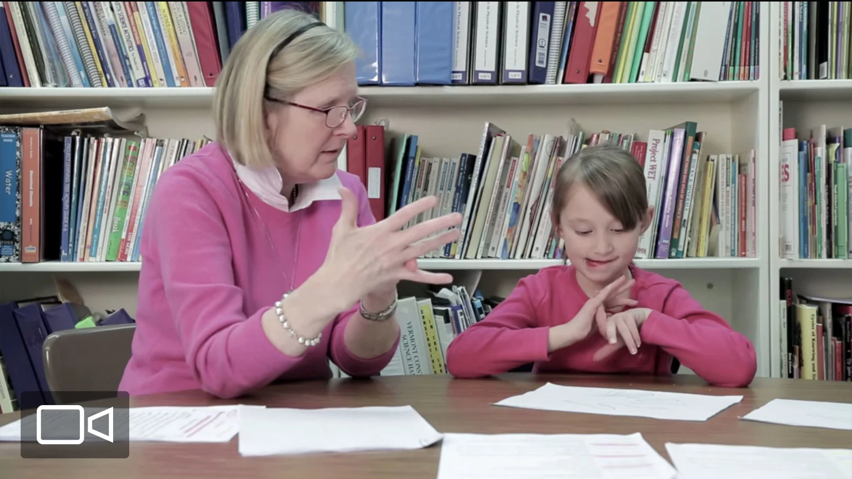 What second-grade academic skills typically look like in action