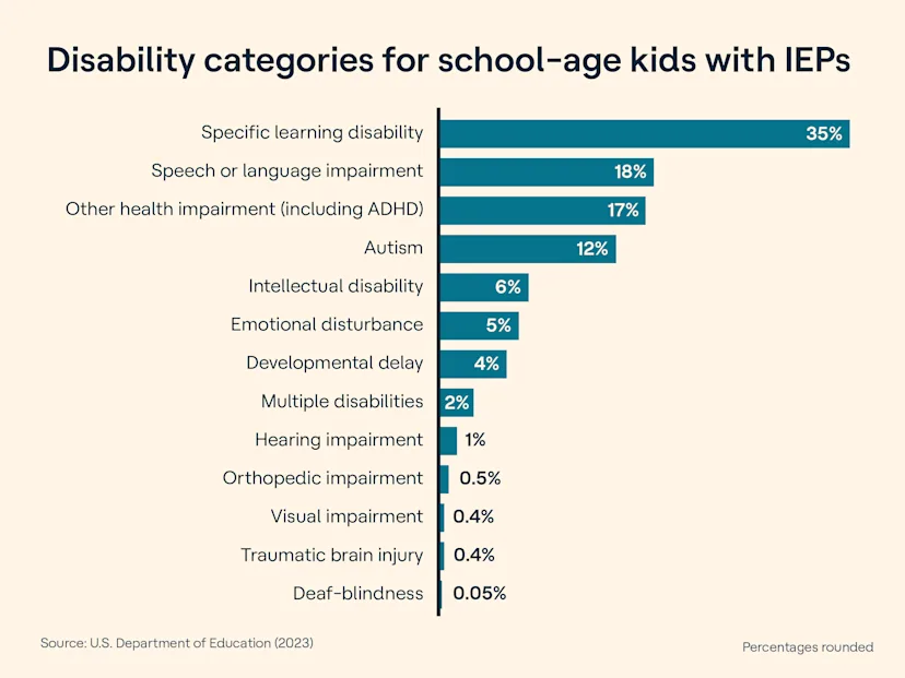 IDEA disability categories