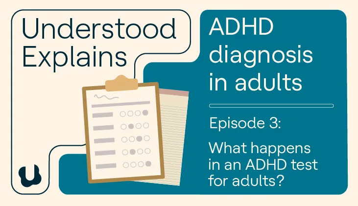 What happens in an ADHD test for adults?