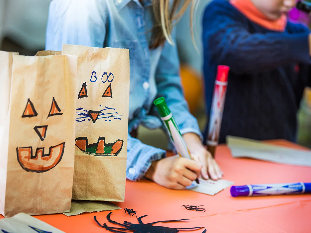 4 low-key alternatives to trick-or-treating, kids crafting for halloween