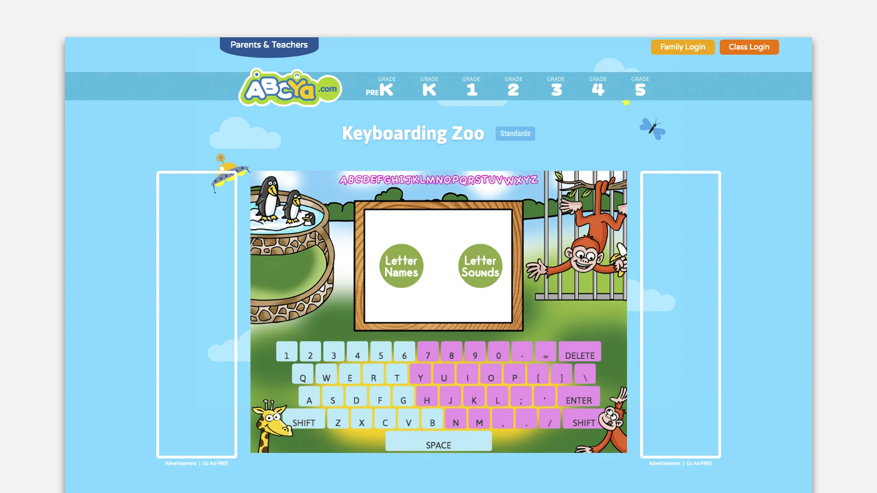 abcya keyboard zoo
