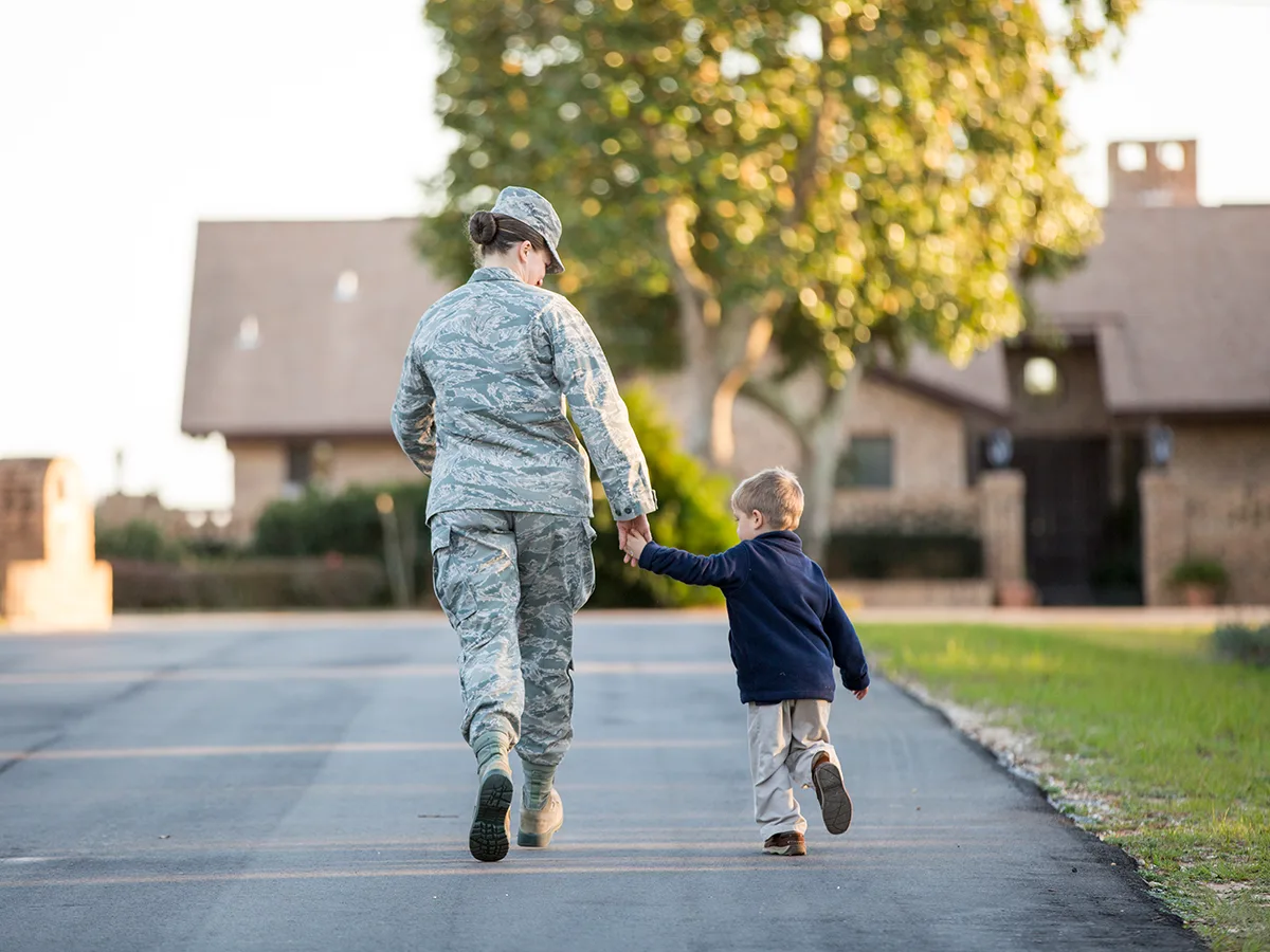9 tips to help military families navigate the system, military mom with son