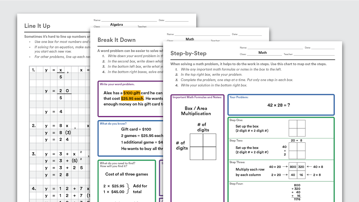 Pdf Word Problems Graphic Organizer 3072