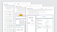 Printable Math Graphic Organizers