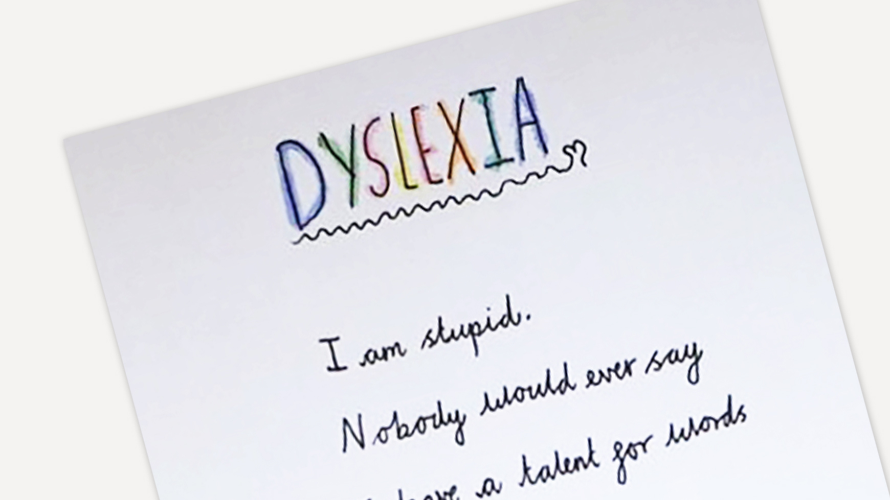 Reverse Poem About Dyslexia Goes Viral  Understood - For learning