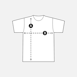 CottoVer® Men's T-shirt Size Chart