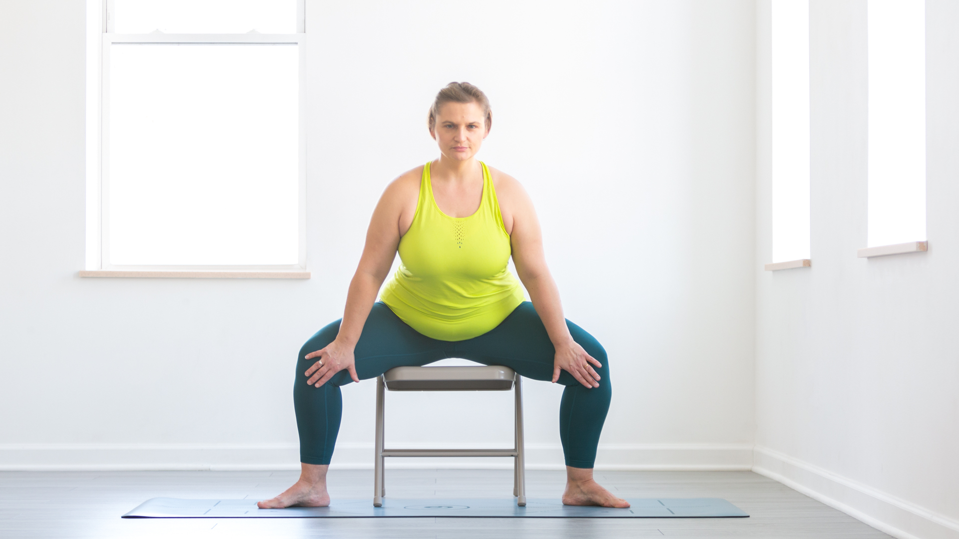 Chair Yoga Standing Pose for Core Strength and Balance Hello, fellow Dharma  Bums! This week, I'm sharing a chair yoga standing pose to help you improve  your core strength and balance. Holding
