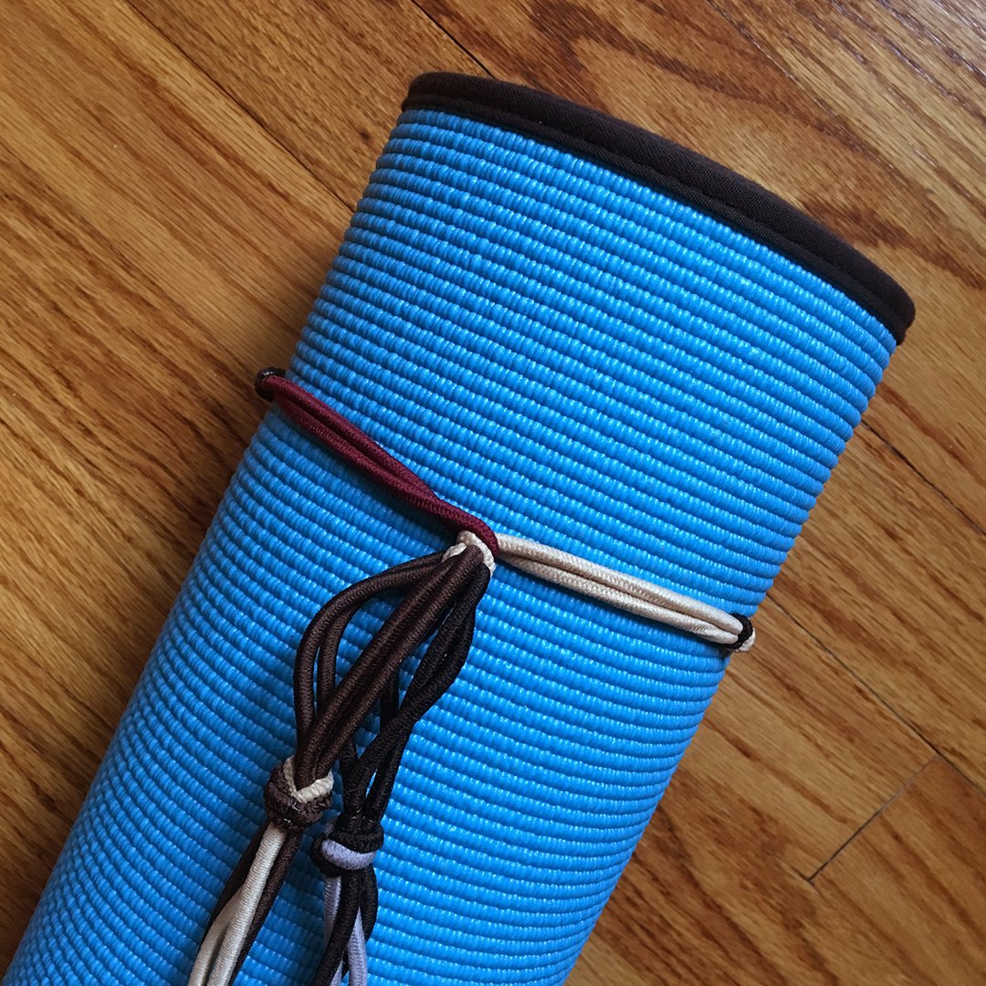 DIY Tutorial UpCycled! Yoga mat holder”