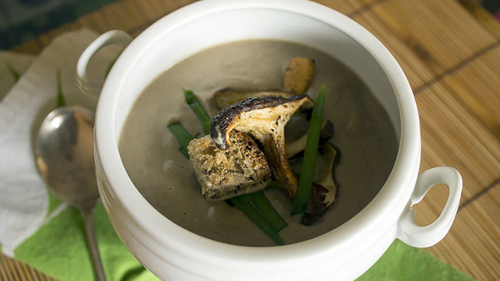 Immune Boosting Creamy Mushroom Soup Recipe