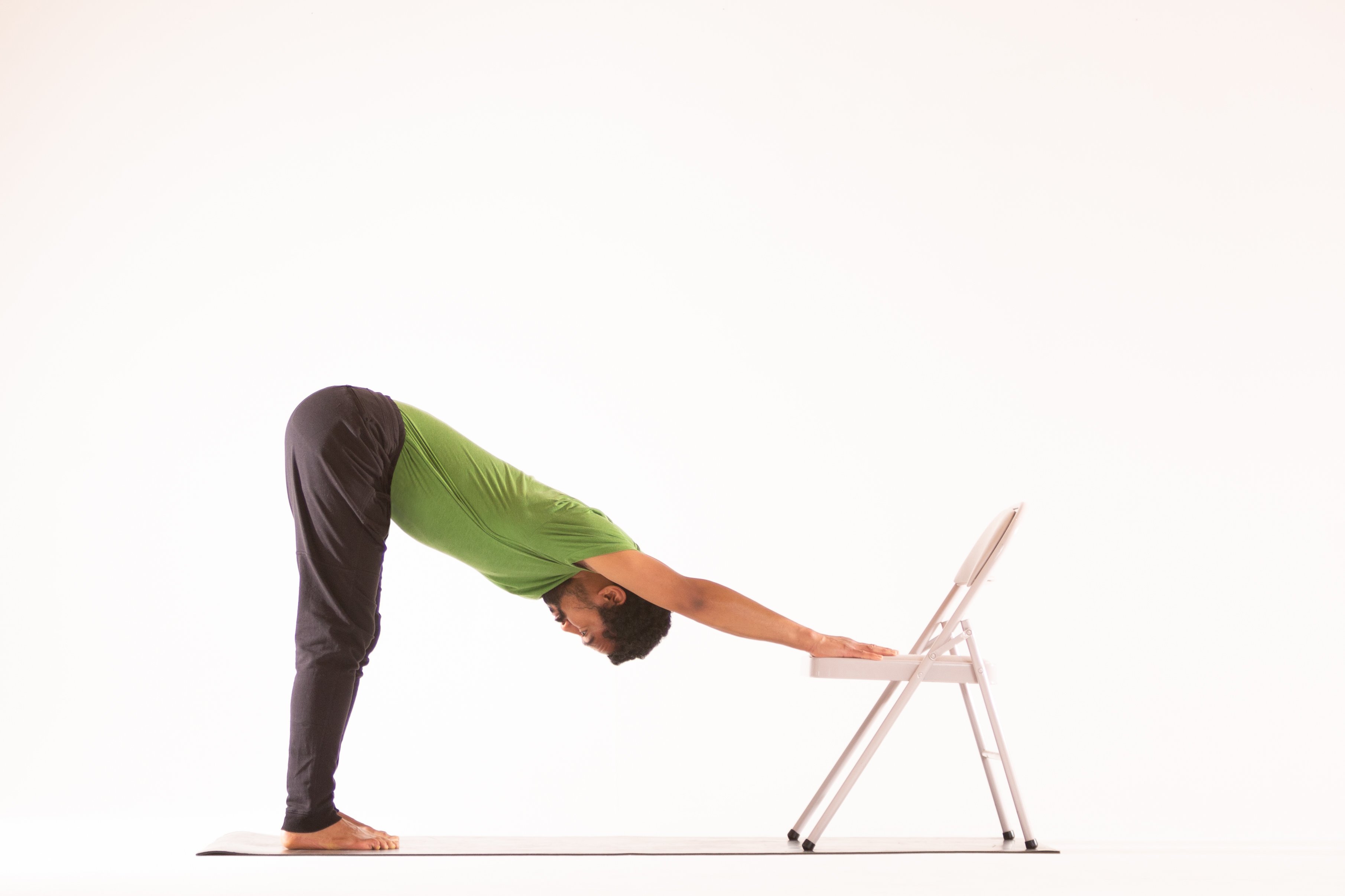 Chair Yoga Standing Pose for Core Strength and Balance Hello, fellow Dharma  Bums! This week, I'm sharing a chair yoga standing pose to help you improve  your core strength and balance. Holding