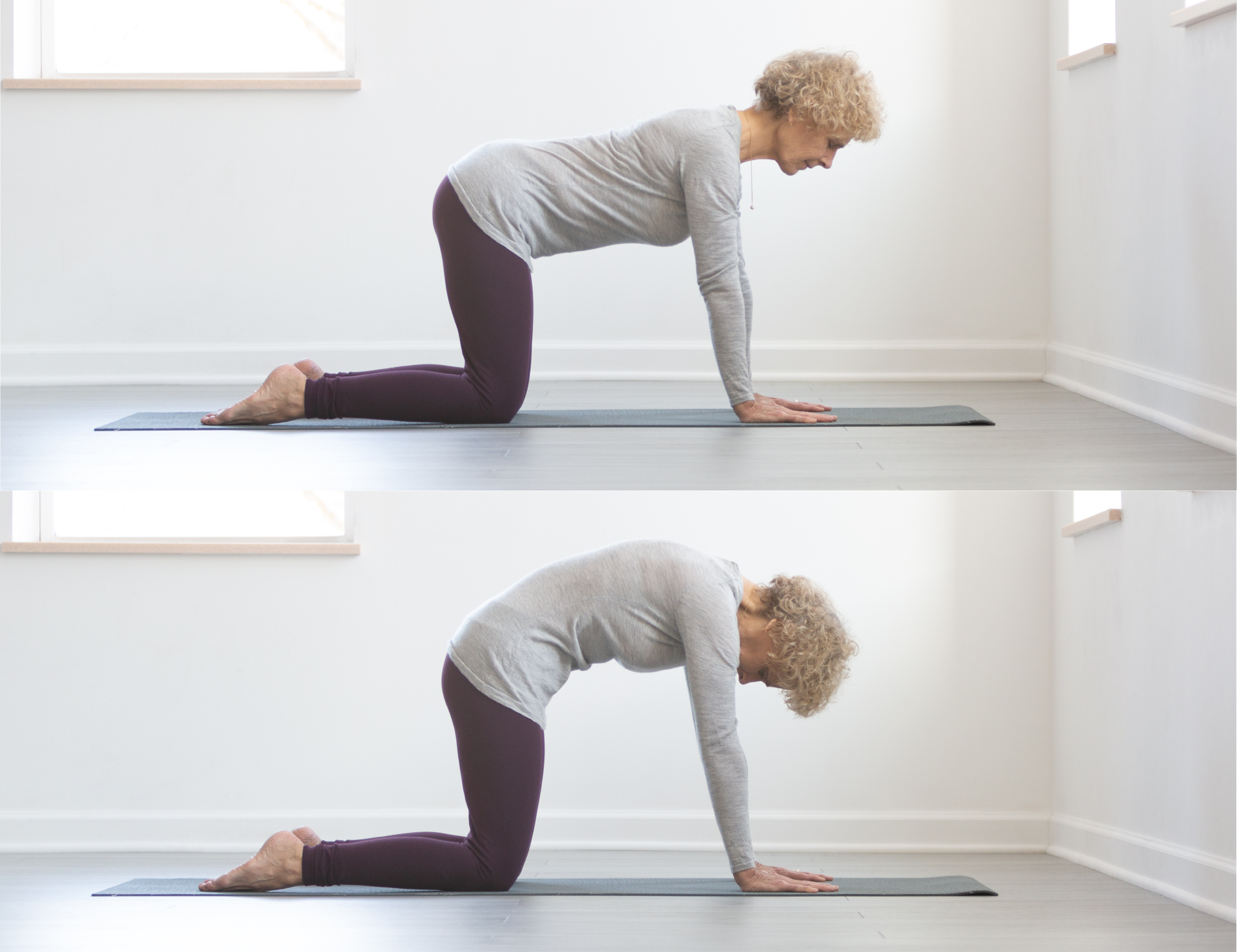Common yoga poses associated with extreme spinal flexion (adapted