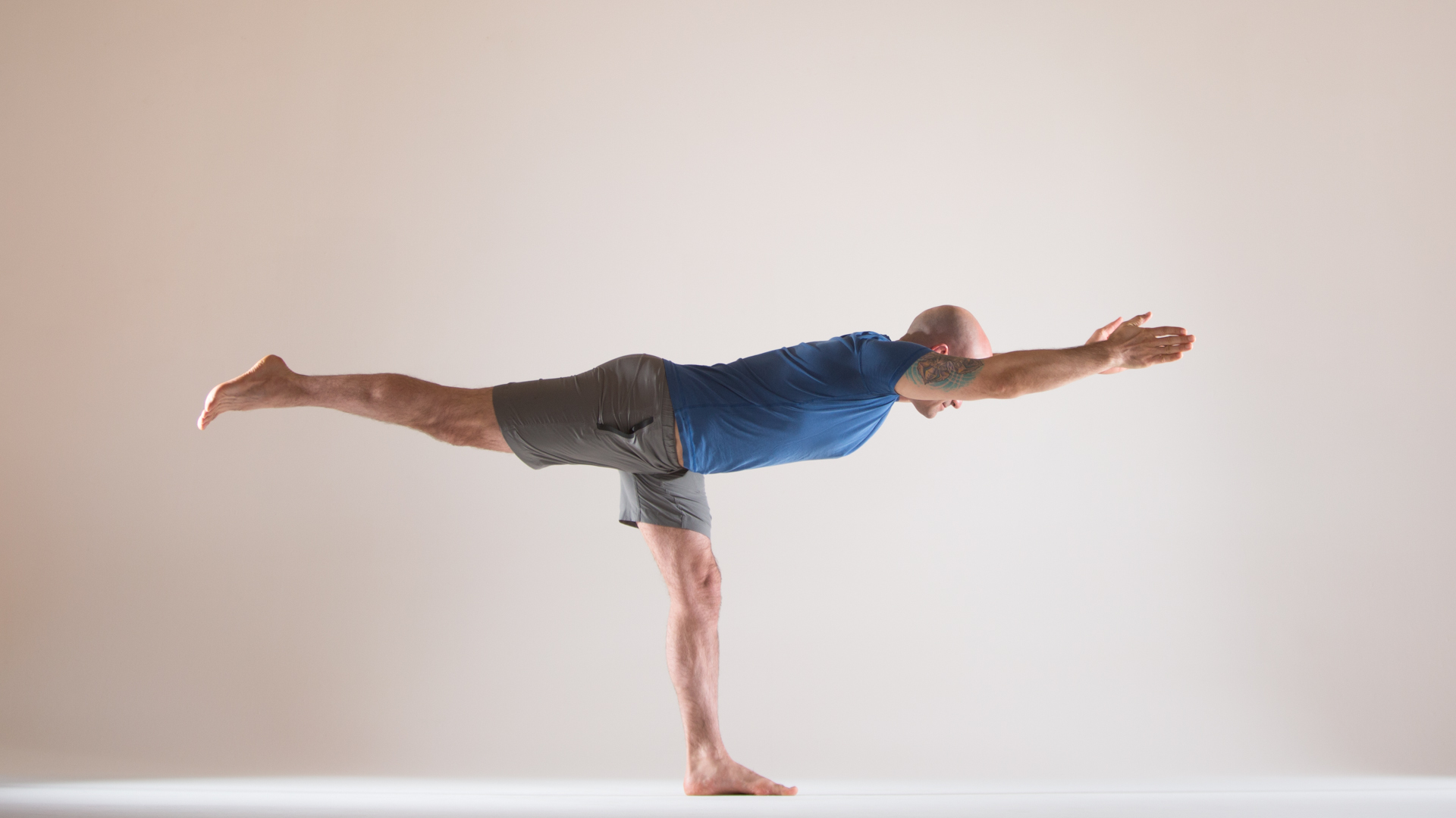 Warrior 3 Yoga Pose At the Wall: Variations with Props - YogaUOnline