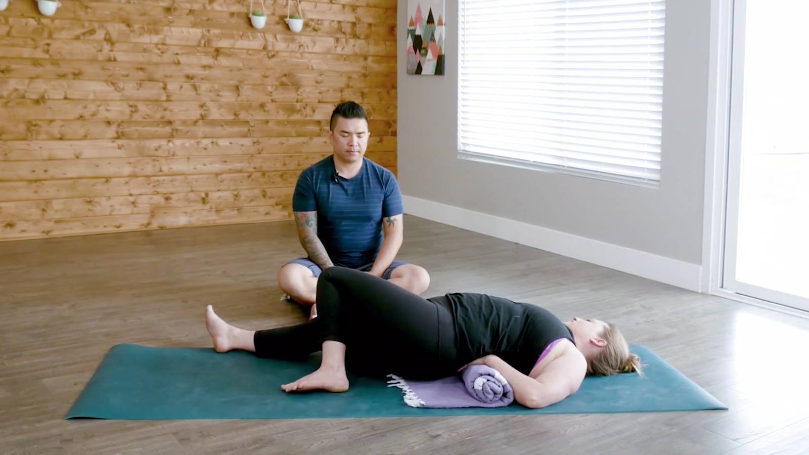 Restorative Yoga With Just a Blanket