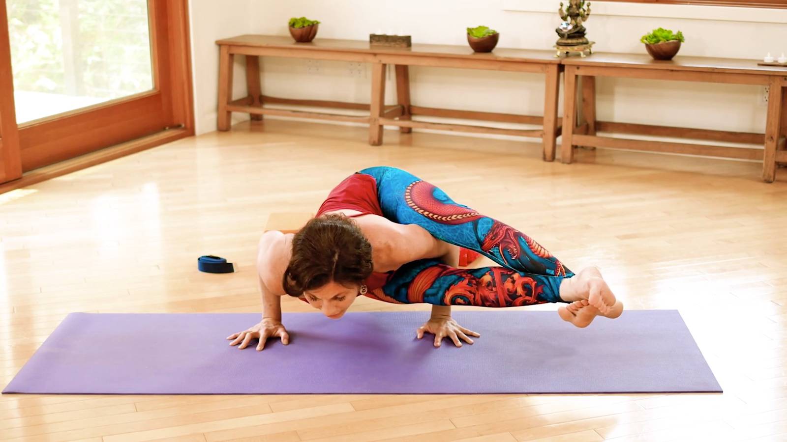 Arm Balance Peak Pose Flow Eight Angle Pose