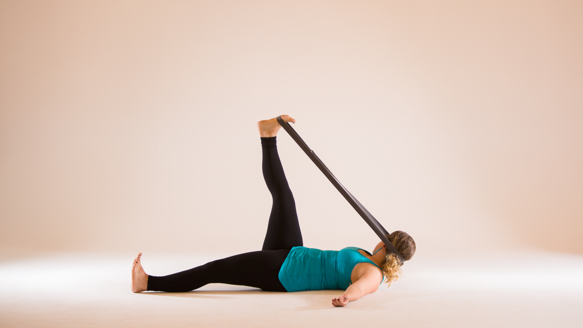 Grip Yoga Belt for Stretching | Yoga Belt for Stretching | Green Color Yoga  Belt